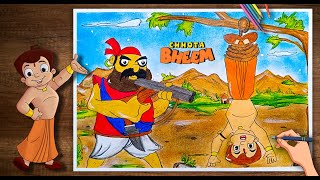 Chhota Bheem - Mangal Singh's Trap Drawing & Colouring For Kids screenshot 1