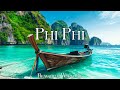 Phi phi islands  thailand in 4k uwith calming music  thailand from above u.