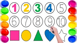 Numbers | Shapes Name | Numbers with spelling | Shapes Song | गिनती | Alphabet | abcd Rhymes | abcd