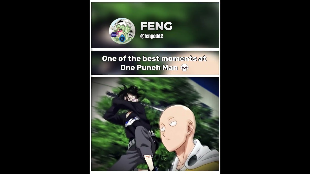 Saitama bites sword 👊🏻 ⌞One Punch Man⌝ 