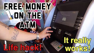 HOW TO GET FREE MONEY ON ATM | LIFE HACK |