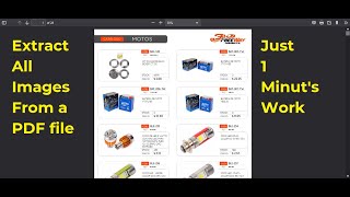 How to extract all images from PDF file || 1 Minute's Task || 2020 Latest Trick