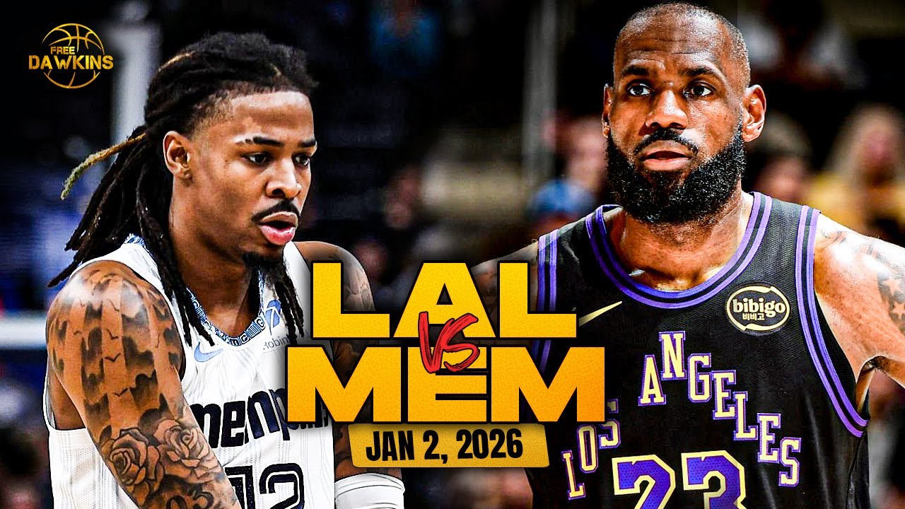 Los Angeles Lakers vs Memphis Grizzlies Full Game Highlights | Jan 2 ...