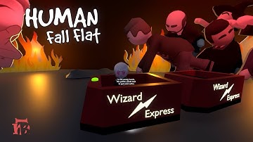 Human Fall Flat - Wizards Level Part 2 of 2 Walkthrough | Custom Map | Steam Workshop Full Gameplay
