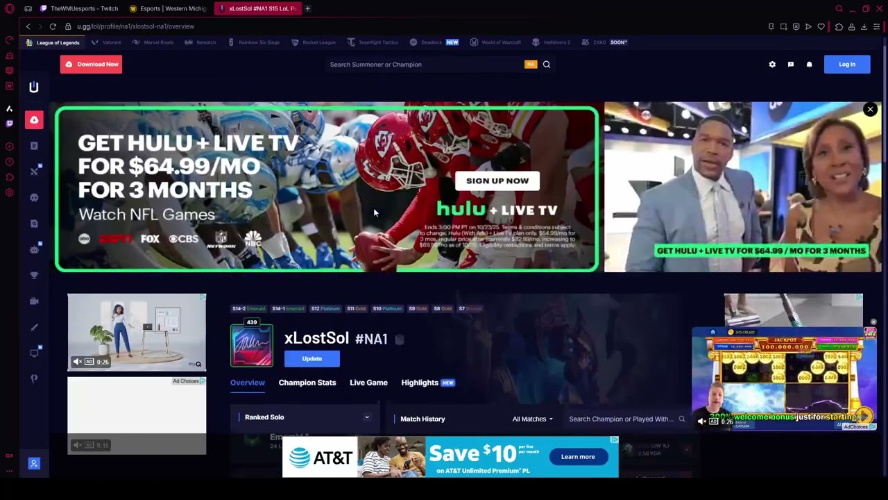 WMU Club LoL vs USF NACE