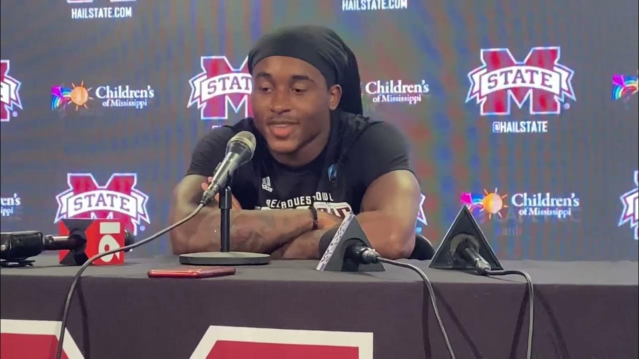Mississippi State receiver Tulu Griffin talks Mississippi State spring