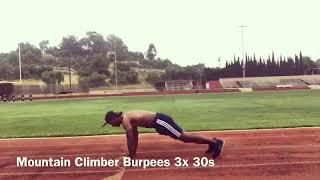 Burpee Mondays | Track and Field Burpees PT. 1 | Movement training