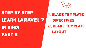 Step by step learn Laravel 7 in Hindi - Part 3