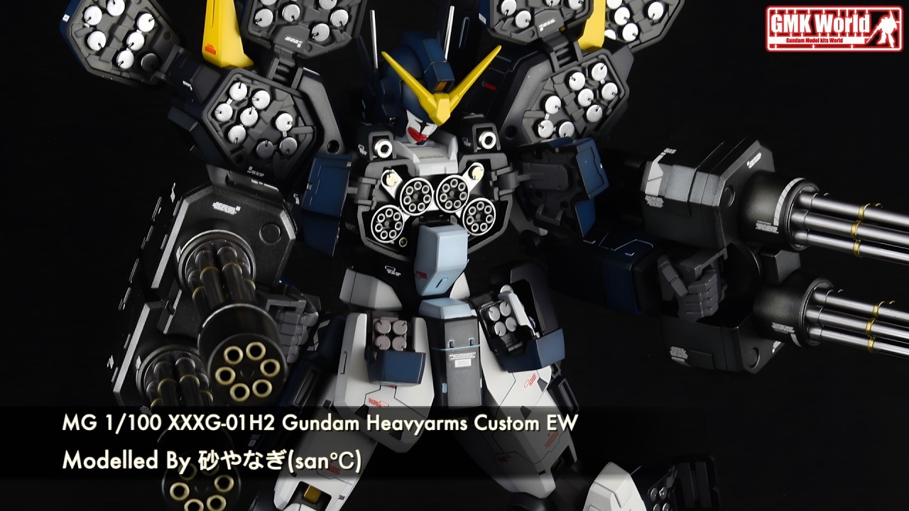 MG 1/100 XXXG-01H2 Gundam Heavyarms Custom EW - Custom Build - YouTube