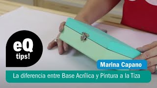 Diferencias entre Base Acrílica y Pintura a la Tiza | eQ Tips 🎨 Diferencias entre Base Acrílica y Pintura a la Tiza | eQ Tips 🎨