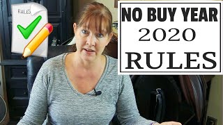 No Buy Year 2020 Rules - Budget Equestrian Style