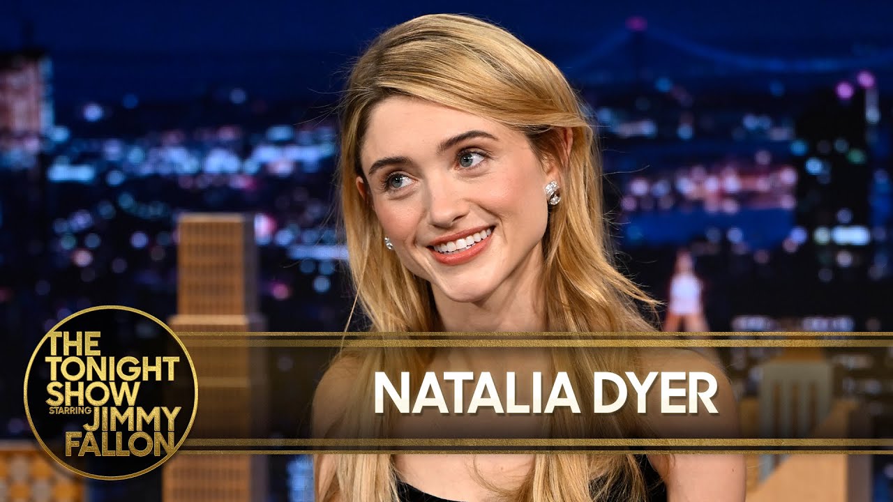 Jimmy and Natalia Dyer Try on Stranger Things Wigs | The Tonight Show Starring Jimmy Fallon