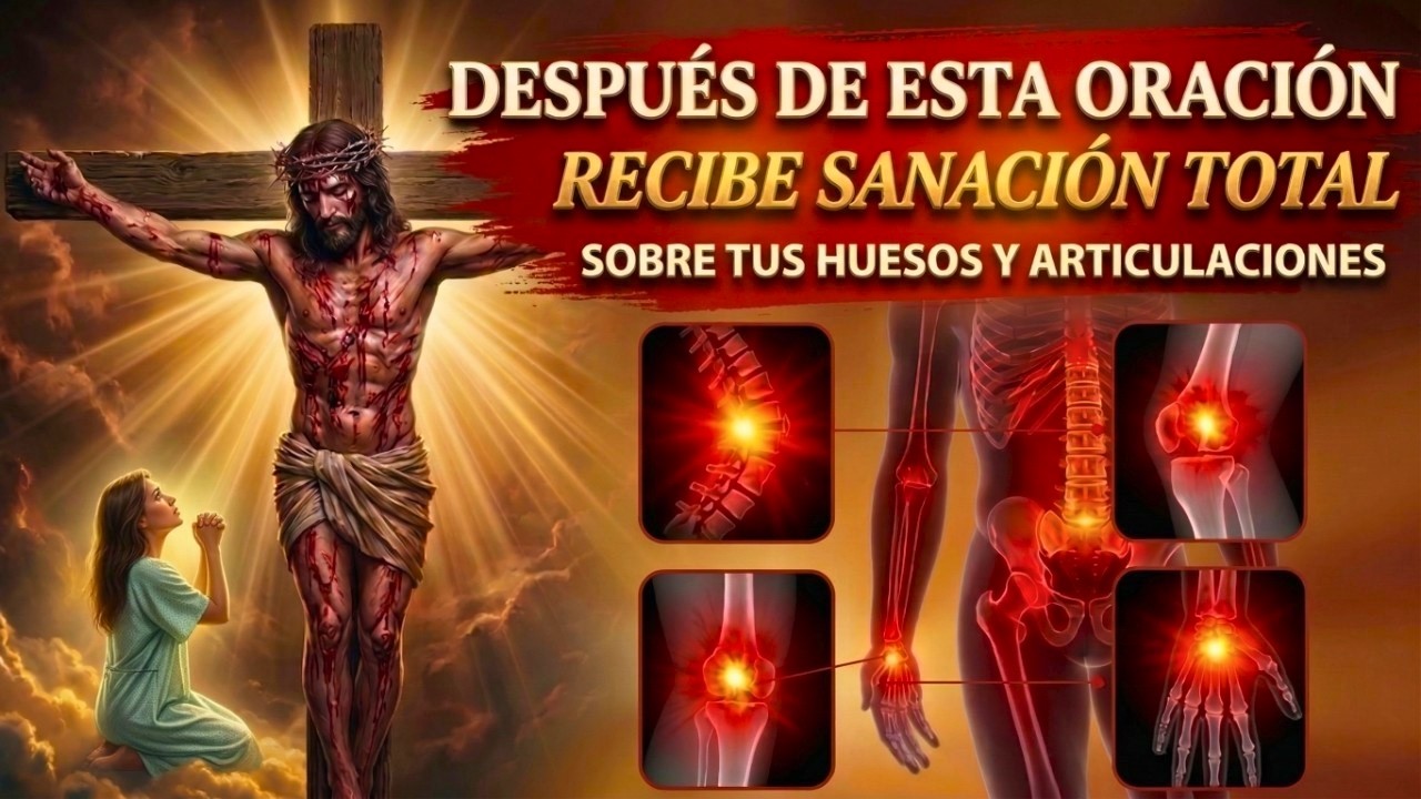 HUESOS y ARTICULACIONES reciben SANACION TOTAL ¡5 Minutos! Después de ESCUCHAR esta Oracion