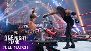  Match Undertaker Vs Edge  World Heavyweight Title Tlc Match Wwe One Night Stand 2008