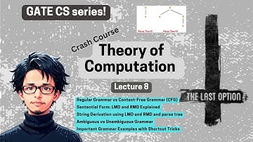 Regular Grammar vs CFG | LMD vs RMD | Parse Tree | Ambiguous Grammar | TAFL-KCS402 | The Last Option