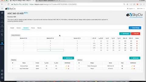 SkyCiv Free Design Software Demonstration