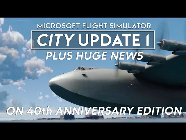 Flight Simulator 40th Anniversary update puts Flight Sim in your plane