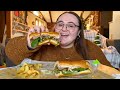 Subway MUKBANG! Subway Club w/ Salt &amp; Vinegar Chips!