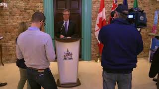 Mayor Watson reacts to Liberal win