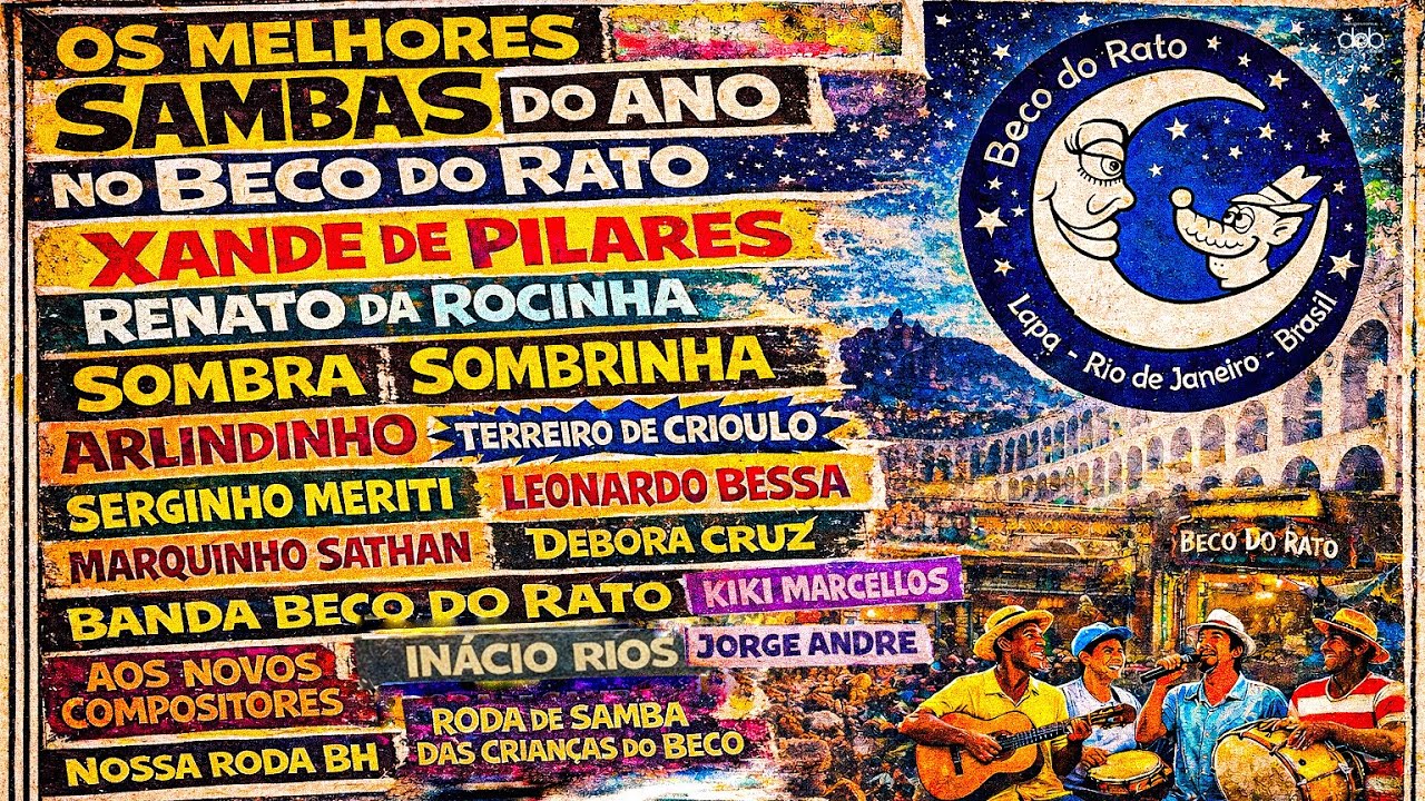 46 Minutos dos Melhores Sambas do Ano no Beco do Rato (Roda de Samba ao vivo)