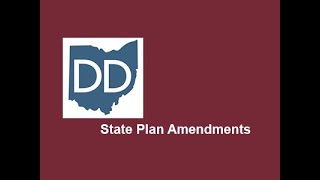 Grantee Orientation - State Plan Amendments