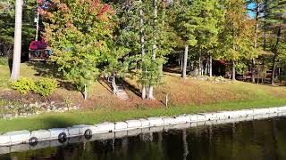 The White Pines view of the waterfront cottages