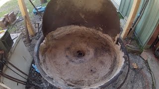 Lining an Old Rivet Coal Forge