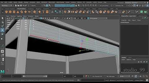 3D model of Table using Autodesk Maya||Create 3D modelling a table.