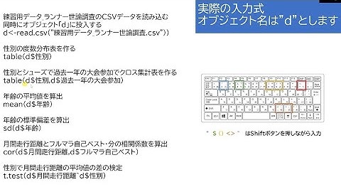 CSVファイルで学ぶRの初歩