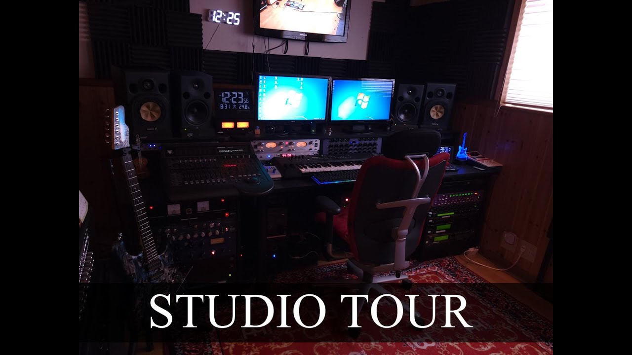 HOME RECORDING STUDIO Setup 2021 (studio tour) - YouTube