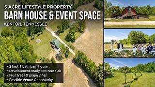 5 Acres with Barn Home, Scenic Pasture Views & Endless Potential in Kenton, TN