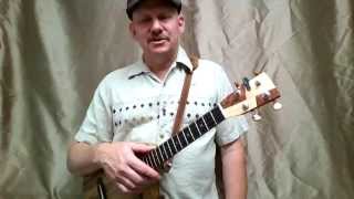 Video thumbnail of "Over The Rainbow - Judy Garland version (ukulele tutorial by MUJ)"