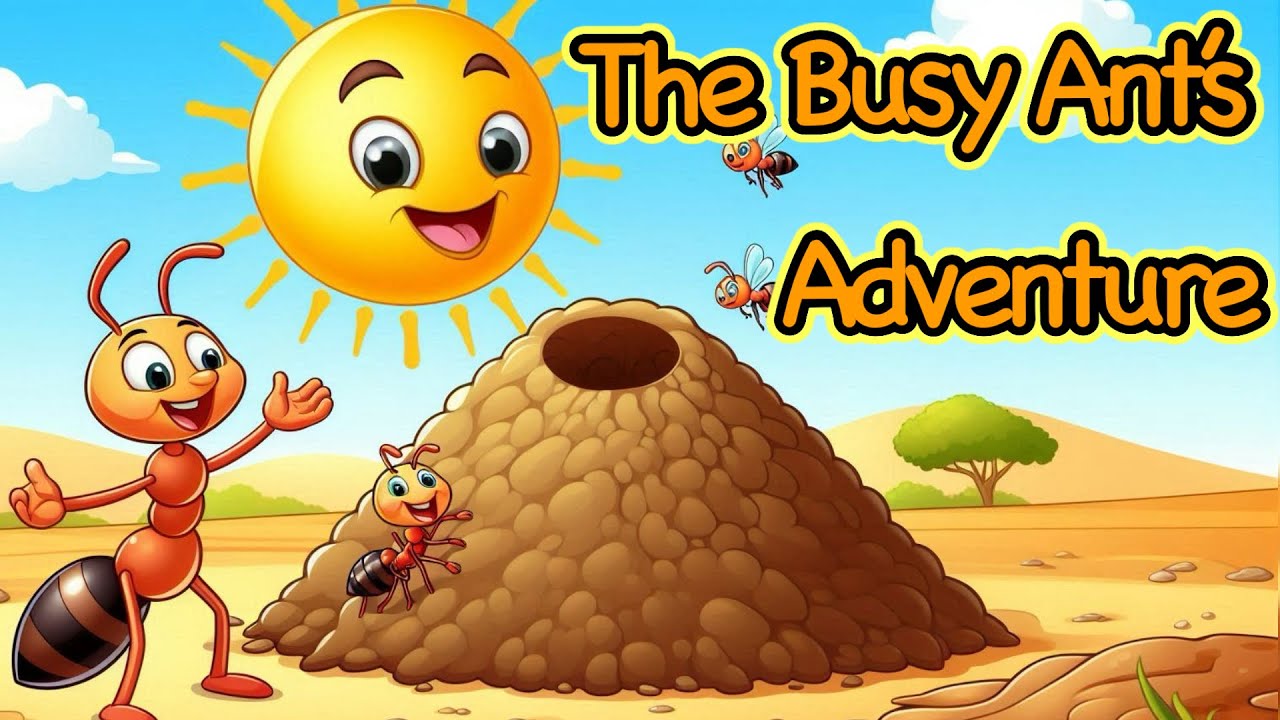 The Ant and His Ant Hill | Ant and His Friends | Ant English Moral ...