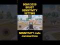 ✅BGMI 4.2 BRUST SENSITIVITY | BGMI BEST SETTINGS | BGMI New Sensitivity CODE #shorts#bgmi#pubg#viral
