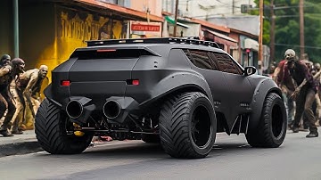 10 ULTIMATE LUXURY ARMORED SUV WITH ZOMBIE PROOF!