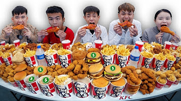 Hưng Troll | Thử Thách Người Cuối Cùng Ngừng Ăn Các Loại Gà KFC Có Tiền Bên Trong