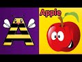 A for Apple, ABC Phonic Song for Toddlers' Learning