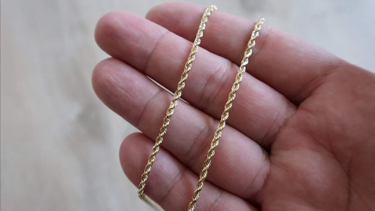 2.5MM Rope Chain (DIAMOND CUT) - Jacoje