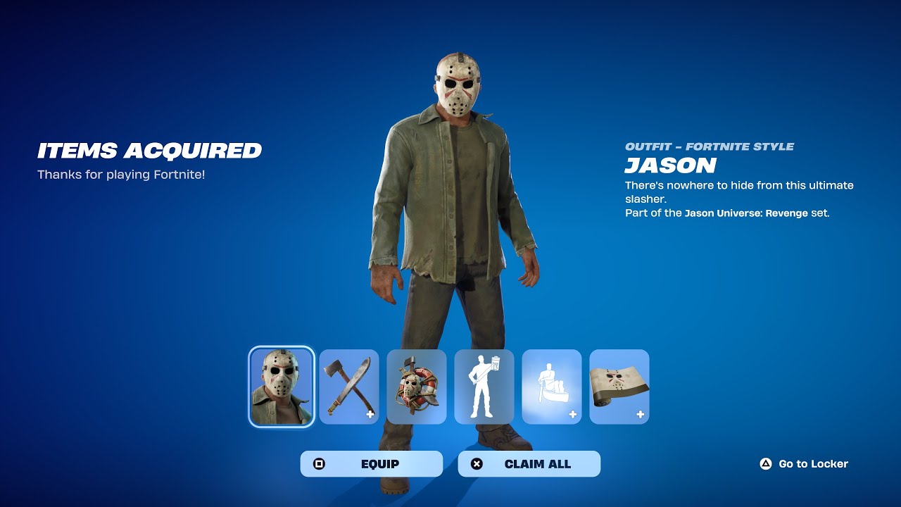 Jason Skin Color How To Get Jason Voorhees Skin For FREE! (Fortnite) - YouTube