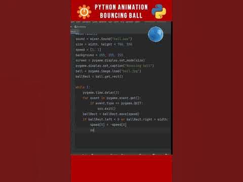Pong Game Foundation using PYGAME | Bouncing Ball #shorts #python # ...