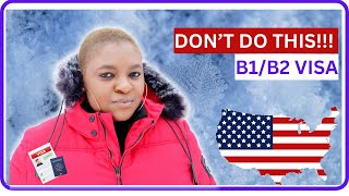 USA Work Visa Tips 2024 - B1/B2 Questions & Answers. Don't Try!!!!!