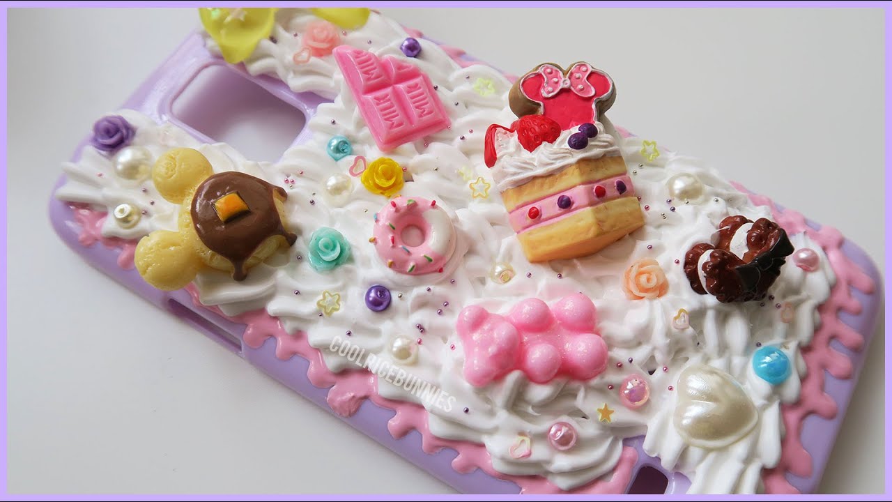 Fake Whipped Cream Clay, Kawaii Decoden Phone Case