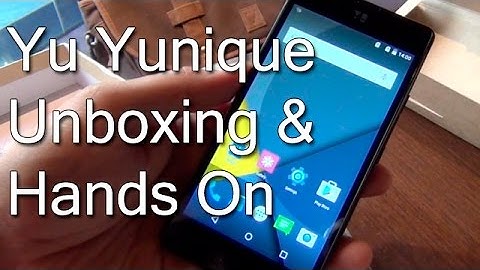 Yu Yunique Unboxing And Hands On