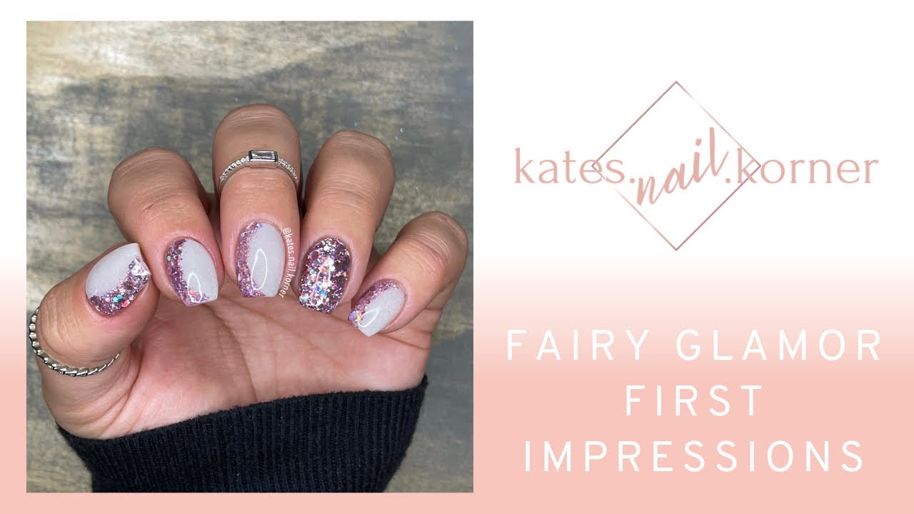 How to Apply Chunky Glitter Dip Nail Powder - Fairy Glamor