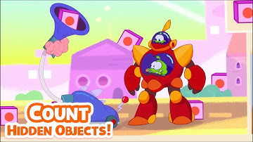 Сount Hidden Objects - Om Nom Stories: Vacuuming the City
