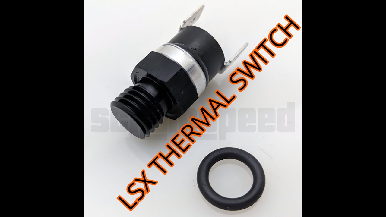 Scram Speed LSX Temperature Switch for electric fans. No adapters