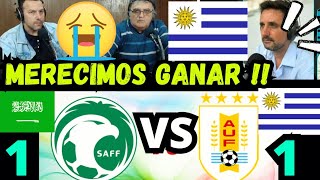 URUGUAYOS EXPLOTAN X EMPATAR EN SU DEBUT VS ARABIA SAUDITA ! NO ES JUSTO FUIMOS MEJORES DICEN !