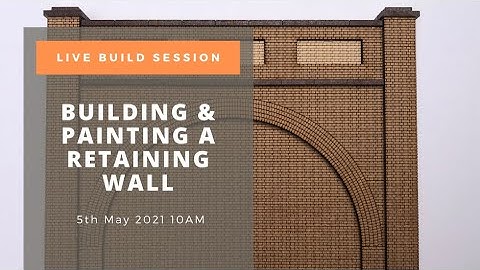 Building & Painting A Retaining Wall