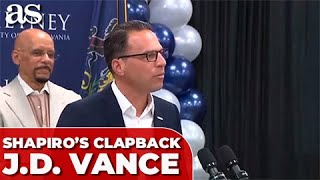Shapiro's VIRAL CLAPBACK after J.D. Vance calls him a 'BAD OBAMA' impression