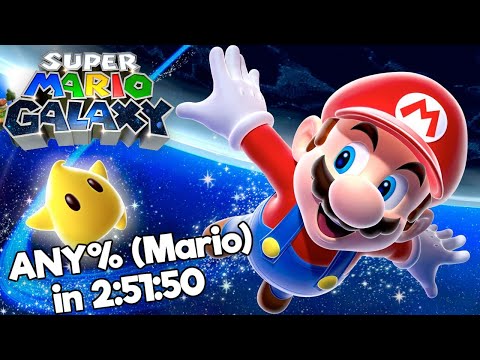 Any% (Mario) Speedrun in 2:51:50 - Super Mario Galaxy